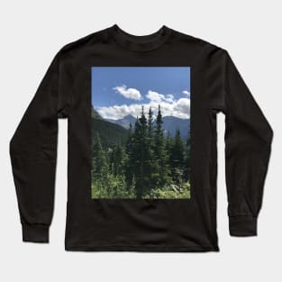 Pine Trees in the Mountains Long Sleeve T-Shirt